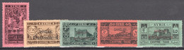 Alexandretta 1938 YT. 1-5 Taxe MH VF - Neufs