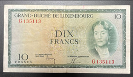 Beau Billet Du Luxembourg, 10 Francs ND 1954. TB/TTB - Luxembourg