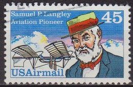 Aviation - ETATS UNIS - Samuel Langley, Pionnier - N° 112 - 1988 - 2a. 1941-1960 Afgestempeld