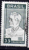 BRAZIL BRASIL BRASILE BRÉSIL 1965 LEONCIO CORREIAS POET 35cr USED USATO OBLITERE' - Used Stamps