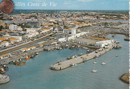 85 - Carte Postale Semi Moderne De SAINT GILLES CROIX DE VIE  Vue Aérienne - Saint Gilles Croix De Vie