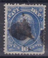 USA 1873 - Canceled - Sc# O40 - Official Stamp NAVY 10c - Service