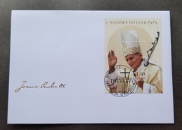 Liechtenstein Canonization Of Pope John Paul II 2014 (FDC) - Storia Postale