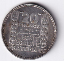 France 20 Francs Turin 1934 - Argent - 20 Francs