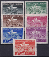 ALBANIA 1946 - MNH - Mi 408-414 - Balkan Games - Complete Set! - Albanien