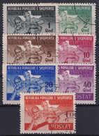 ALBANIA 1946 - Canceled - Mi 408-414 - Balkan Games - Complete Set! - Albanie