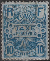 REUNION Taxe  7 (o) Chiffre Timbre Taxe à Percevoir 1907 - Portomarken