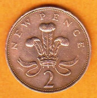 Grande Bretagne - 2 NEW PENCE - 1971 - 2 Pence & 2 New Pence