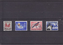 SOUTH AFRICA  -  AFRIQUE DU SUD  -  SUID-AFRIKA  - O / CANCELLED -  1962 - BIRDS & FLOWERS - Mi. 300, 301, 303, 308 - Used Stamps