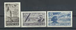 TURQUIA   YVERT  AEREO  25/27   MH  * - Airmail