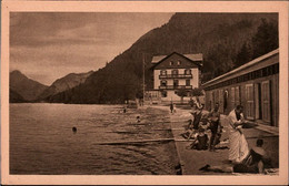 ! Alte Ansichtskarte Plansee, Tirol, Hotel Forelle - Sonstige & Ohne Zuordnung