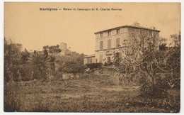 CPA - MARTIGUES (B Du R) - Maison De Campagne De M. Charles Maurras - Martigues