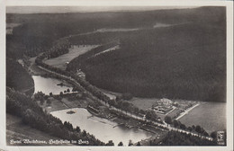 D-38899 Hasselfelde / Harz - Hotel "Waldkrone" Und Waldseebad Hasselfelde - Luftbild - Aerial View - Stamp 1939 - Herzberg