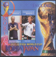 Soccer World Cup 2002 - DOMINICA - S/S MNH - 2002 – Corea Del Sur / Japón
