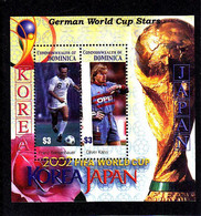 Soccer World Cup 2002 - DOMINICA - S/S MNH - 2002 – Corea Del Sur / Japón