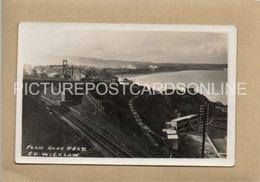 FROM BRAY HEAD COUNTY WICKLOW NICE OLD RP POSTCARD IRELAND RAILWAY INDUSTRIAL - Wicklow