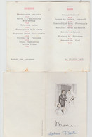 Vieux Papiers - Menu - Lasure Sur Azergues 1961 - 2 Exemplaires - Menus