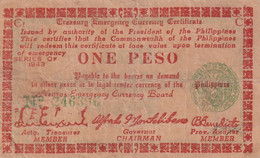 BILLETE DE FILIPINAS DE 1 PESO DEL AÑO 1943   (BANKNOTE) - Philippines