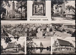 D-31515 Wunstorf - Alte Ortsansichten - Rathaus - Ratskeller - Stiftskirche - Fachwerkhäuser - Wunstorf