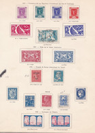 18 Timbres Neufs Et Oblitérés De 1924 à 1938 , Sur Charnières - Autres & Non Classés