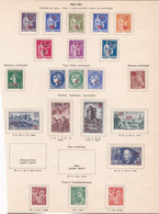 21 Timbres Neufs Avec Surcharge 1940 - 1941, Sur Charnières - Ungebraucht