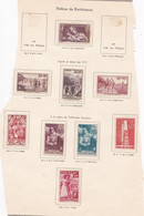 Delcampe - 9 Timbres Neufs, Sur Charnières - Sonstige & Ohne Zuordnung