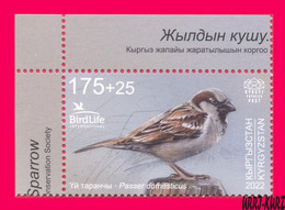 KYRGYZSTAN 2022-2023 Nature Fauna Birds Bird Of Year House Sparrow 1v Mi KEP 188 MNH - Passeri