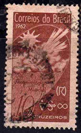 BRAZIL BRASIL BRASILE BRÉSIL 1962 WORLD METEOROLOGICAL DAY 10cr USED USATO OBLITERE' - Gebruikt