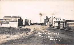 CANADA - Saskatchewan - Montmartre - Main Street - Passage D'un Train, Railway - Carte-Photo - Other & Unclassified