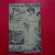 VILLE DE TROYES  FETE DE LA BONNETERIE MLLE RENEE KUNTZ REINE DES REINES - Troyes