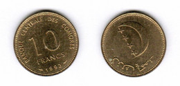 COMORO ISLANDS   10 FRANCS 1992 (KM # 17) #6962 - Comorre