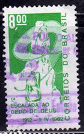 BRAZIL BRASIL BRASILE BRÉSIL 1962 CLIMBING OF DEDO DE DEUS PEAK FINGER OF GOD 2cr USED USATO OBLITERE' - Used Stamps