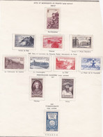 11 Timbres Neufs, 1946 1947, Sur Charnières - Nuovi