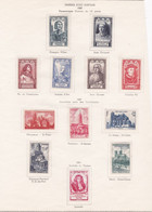 12 Timbres Neufs Avec Surtaxe , 1946 - 1947, Sur Charnières - Unused Stamps