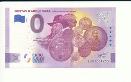 Billet Touristique 0 Euro -  GUSTAV II ADOLF VASA KING OF SWEDEN AND FINLAND - LEBF -  2020-3 - ANNIV - N° 5243 - Autres & Non Classés