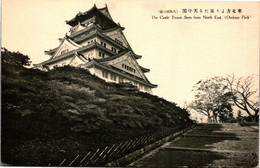 JAPON - OSAKA - The Castle Tower Seen From North East  (Osakajo Park) - Osaka