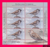 KYRGYZSTAN 2022-2023 Nature Fauna Bird Of Year House Sparrow M-s Mi KEP Klb.188 MNH - Mussen