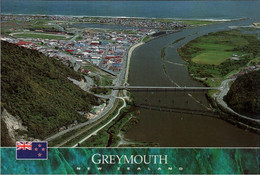 ! Modern Postcard Greymouth, New Zealand, Neuseeland - New Zealand