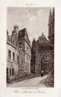 Afbeelding Van Een ETS Van J.B. JONGKIND : @§* Une Vieille Rue à Rouen *§@ - Collezioni