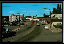 ! Modern Postcard Burns Lake, BC, Chevron Gasoline Station, Cars, Canada - Altri & Non Classificati