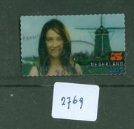 Nederland GEBRUIKT NVPH Nr.  2769 * 3 DIMENTIONAL * Filmpostzegel Met Carice Van Houten * MOLEN - Used Stamps