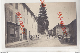 Au Plus Rapide Carte Photo Châtonnay Isère Grande Rue Pharmacie Non Circulé Circulé Excellent état - Châtonnay