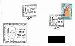 SPAIN. POSTMARK. FIDEL SAEZ. EIBAR. 2022 - Sonstige & Ohne Zuordnung