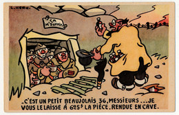FRANCE - Carte De Franchise Militaire Publicité BYRRH - C'est Un Petit Beaujolais 36, Messieurs... - Lettres & Documents