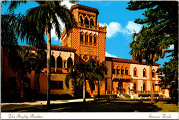 Florida Sarasota John Ringling Residence East Facade - Sarasota