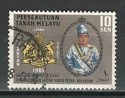 Kelantan SG 95, Mi 82 O Used - Kelantan