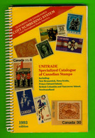 BOOK - UNITRADE SPECIALIZED CATALOGUE OF CANADIAN STAMPS 1993 EDITION - 404 PAGES - - Books On Collecting