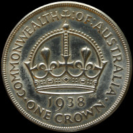 LaZooRo: Australia 1 Crown 1938 UNC - Silver - Crown