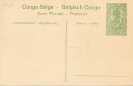 CONGO BELGE - ENTIER CARTE POSTALE NEUVE PONT DU CHEMIN DE FER BAS CONGO - Briefe U. Dokumente