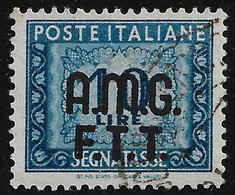 TRIESTE - ZONA A - Segnatasse - Valore Usato Da Lire 10 Soprastampato Su 2 Righe NON CERTIFICATO - In Ottime Condizioni. - Postage Due